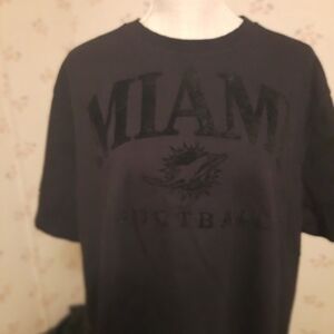 Signature Studio Black Miami Football Tee